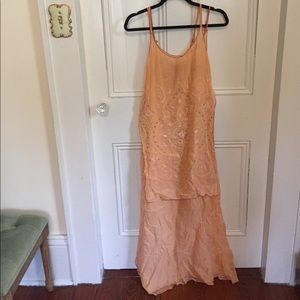 Beaded Cotton Dress